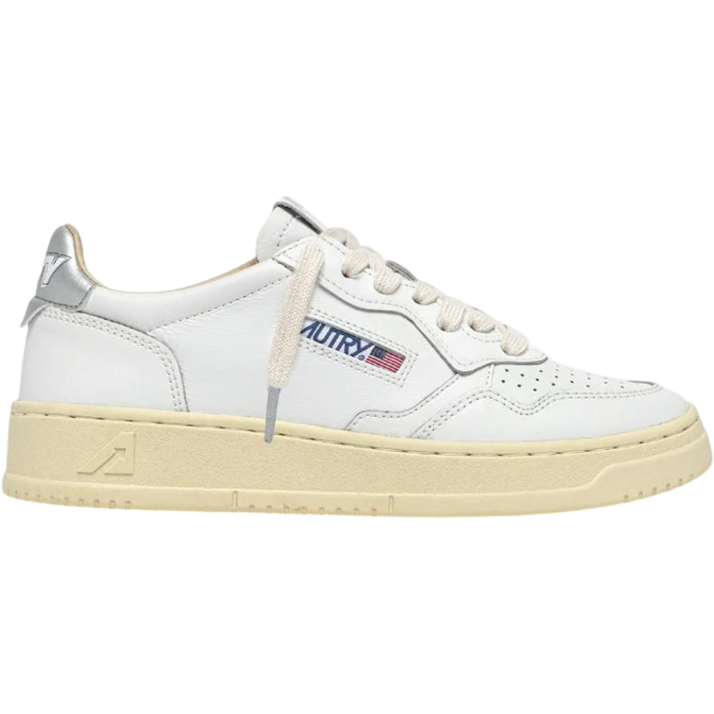 Autry Medalist Low White Silver (Women's)
