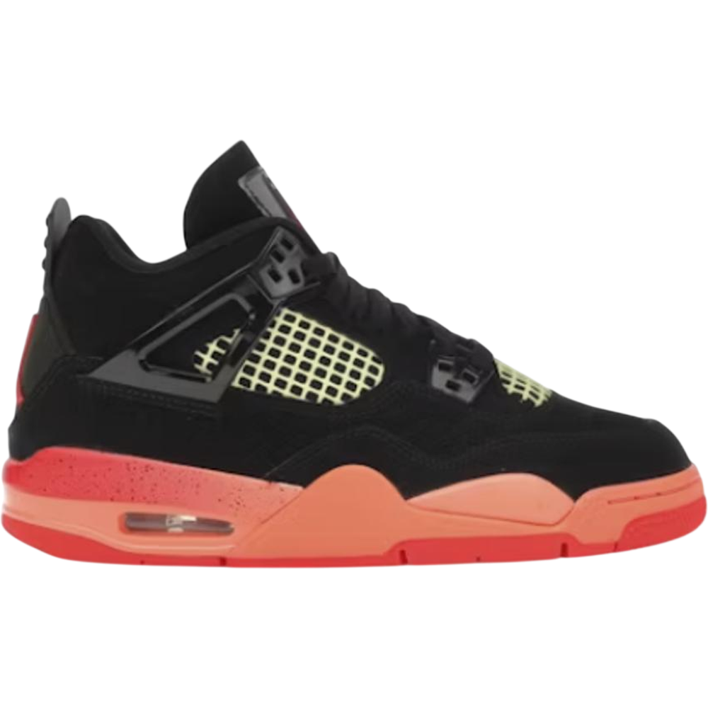 Jordan 4 Retro Black Infrared Barely Volt (GS)