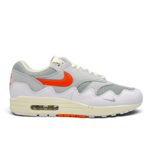 Nike Air Max 1 Patta Waves White Hyper Crimson (with bracelet)