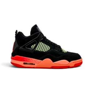 Jordan 4 Retro Black Infrared Barely Volt (GS)