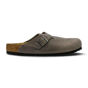 Birkenstock Boston Soft Footbed Oiled Leather Iron Grey