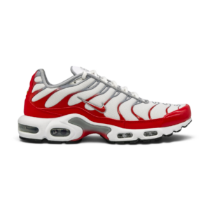Nike Air Max Plus White University Red Wolf Grey