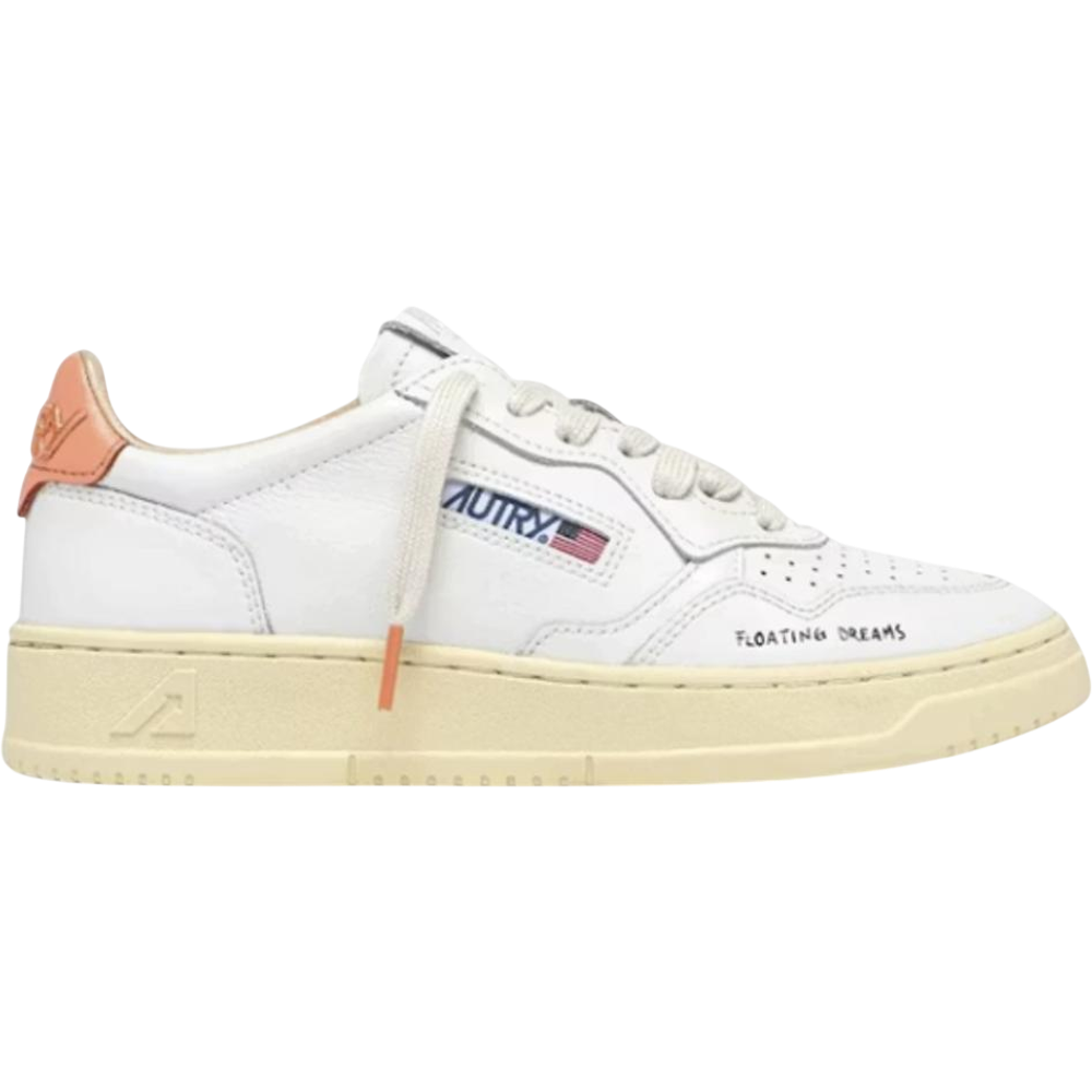 Autry Medalist DL White Peach Pink (Women's)