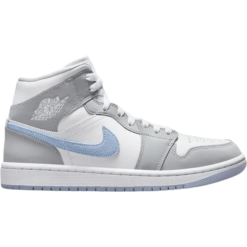 Jordan 1 Mid Wolf Grey Aluminum (Women's)