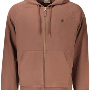 TIMBERLAND FELPA CON ZIP UOMO MARRONE