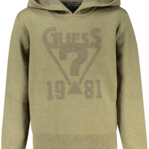 GUESS JEANS FELPA SENZA ZIP BAMBINO VERDE