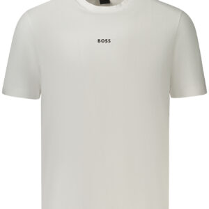 BOSS T-SHIRT MANICHE CORTE UOMO BIANCO