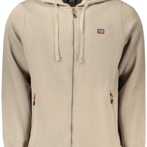 NORWAY 1963 FELPA CON ZIP UOMO MARRONE