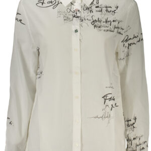 DESIGUAL CAMICIA MANICHE LUNGHE DONNA BIANCO