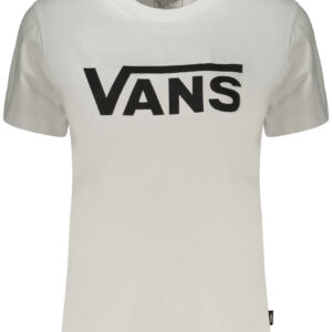 VANS T-SHIRT MANICHE CORTE DONNA BIANCO