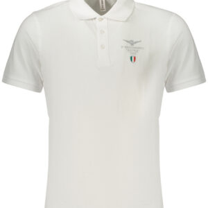 ACCADEMIA MILITARE POLO MANICHE CORTE UOMO BIANCO