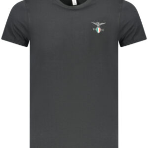 ACCADEMIA MILITARE T-SHIRT MANICHE CORTE UOMO NERO