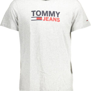 TOMMY HILFIGER T-SHIRT MANICHE CORTE UOMO GRIGIO