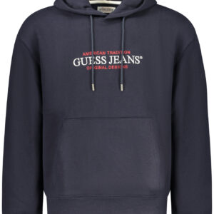 GUESS JEANS FELPA SENZA ZIP UOMO BLU