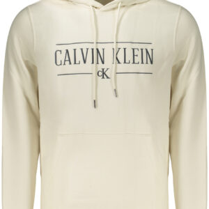 CALVIN KLEIN FELPA SENZA ZIP UOMO BIANCO