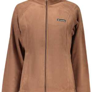 COLUMBIA FELPA CON ZIP DONNA MARRONE