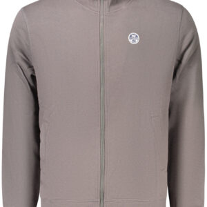 NORTH SAILS FELPA CON ZIP UOMO GRIGIO