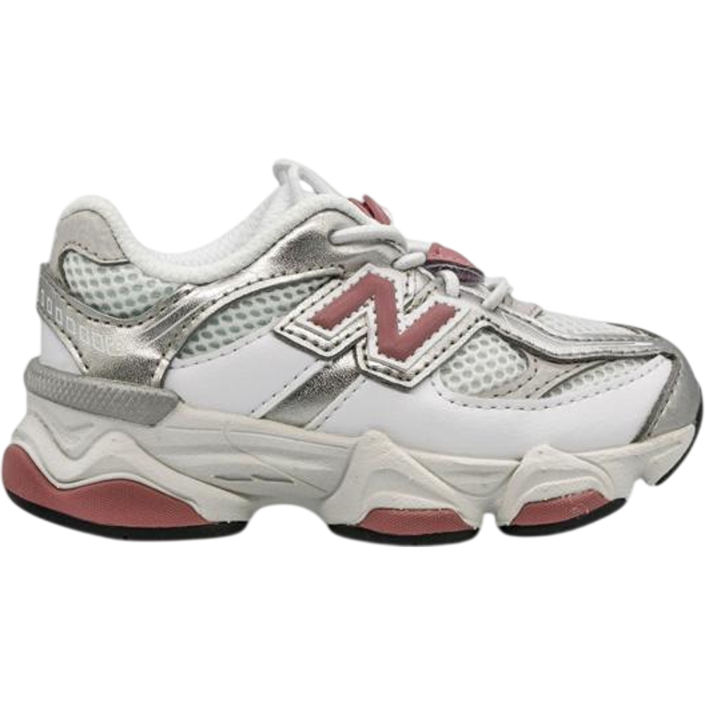New Balance 9060 Bungee Lace White Rosewood Silver (TD)