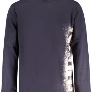 GUESS JEANS T-SHIRT MANICHE LUNGHE BAMBINO BLU