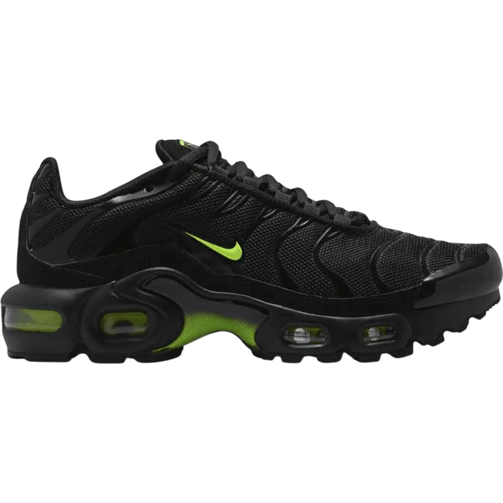 Nike Air Max Plus Black/Black/Volt Ice (GS)