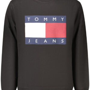 TOMMY HILFIGER FELPA SENZA ZIP UOMO NERO