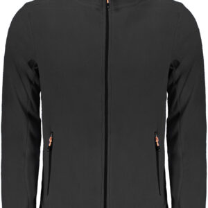 NORWAY 1963 FELPA CON ZIP UOMO NERO