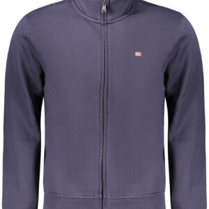 NAPAPIJRI FELPA CON ZIP UOMO BLU