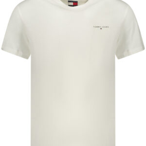 TOMMY HILFIGER T-SHIRT MANICHE CORTE UOMO BIANCO