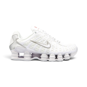 Nike Shox TL White Metallic Silver Max Orange (Women's)