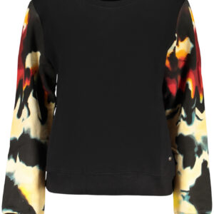 DESIGUAL FELPA SENZA ZIP DONNA NERO