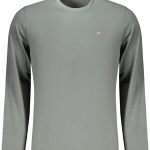 NAPAPIJRI T-SHIRT MANICHE LUNGHE UOMO VERDE
