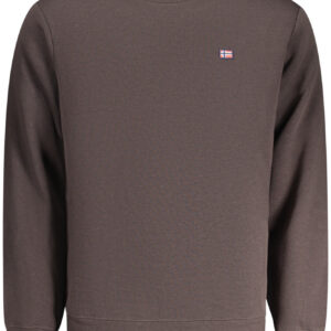 NORWAY 1963 FELPA SENZA ZIP UOMO MARRONE