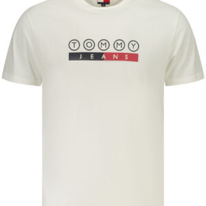 TOMMY HILFIGER T-SHIRT MANICHE CORTE UOMO BIANCO