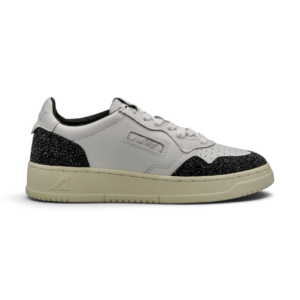 Autry Medalist Low Leather White / Stars Off Black (Women's)