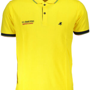 U.S. GRAND POLO MANICHE CORTE UOMO GIALLO