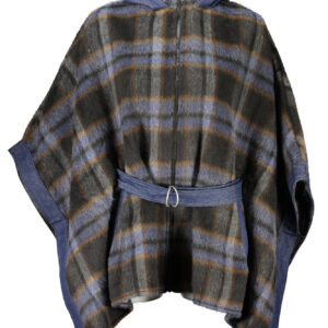 DESIGUAL PONCHO DONNA BLU
