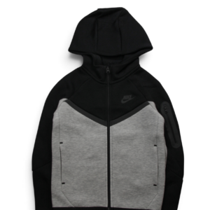 Nike Tech Fleece Zip Hoodie Black/Grey (GS)