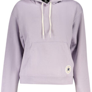 CONVERSE FELPA SENZA ZIP DONNA VIOLA