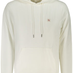 CALVIN KLEIN FELPA SENZA ZIP UOMO BIANCO