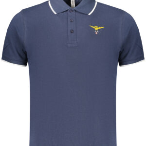 ACCADEMIA MILITARE POLO MANICHE CORTE UOMO BLU