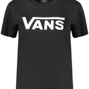 VANS T-SHIRT MANICHE CORTE DONNA NERO