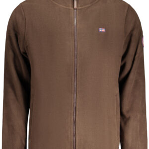 NORWAY 1963 FELPA CON ZIP UOMO MARRONE