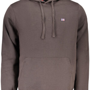 NORWAY 1963 FELPA SENZA ZIP UOMO MARRONE