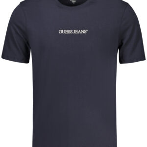 GUESS JEANS T-SHIRT MANICHE CORTE UOMO BLU