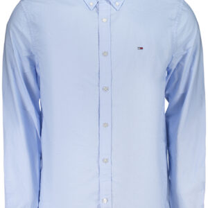 TOMMY HILFIGER CAMICIA MANICHE LUNGHE UOMO AZZURRO