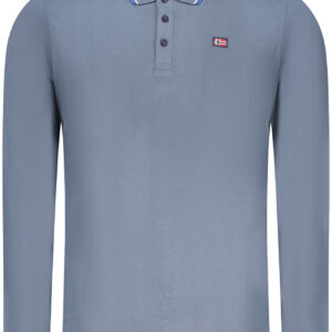NORWAY 1963 POLO MANICHE LUNGHE UOMO BLU