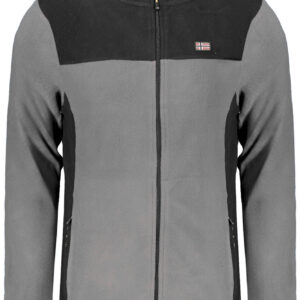 NORWAY 1963 FELPA CON ZIP UOMO GRIGIO