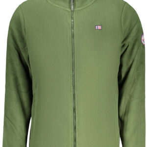 NORWAY 1963 FELPA CON ZIP UOMO VERDE