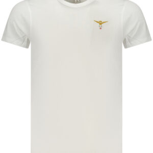ACCADEMIA MILITARE T-SHIRT MANICHE CORTE UOMO BIANCO