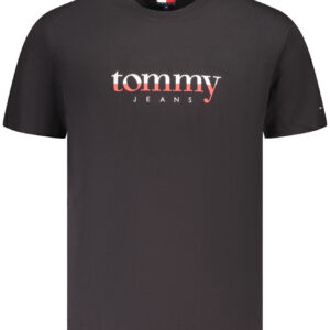TOMMY HILFIGER T-SHIRT MANICHE CORTE UOMO NERO